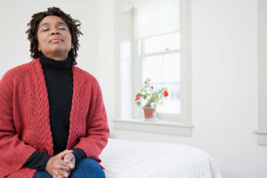 Paced breathing can help hot flashes