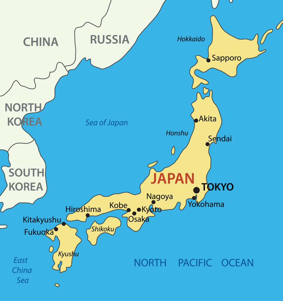 Map of Japan