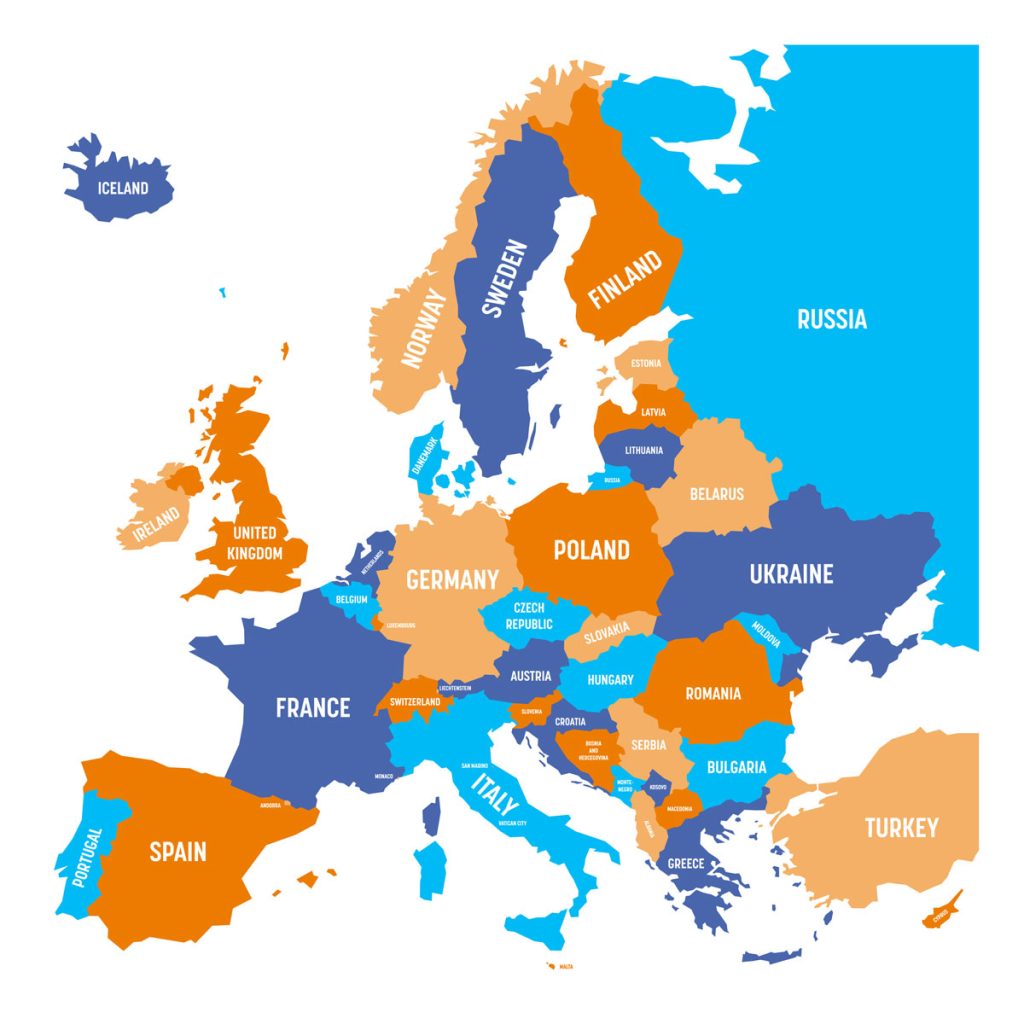 Map of Europe