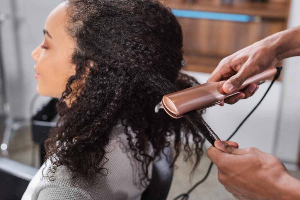 Hair straightening