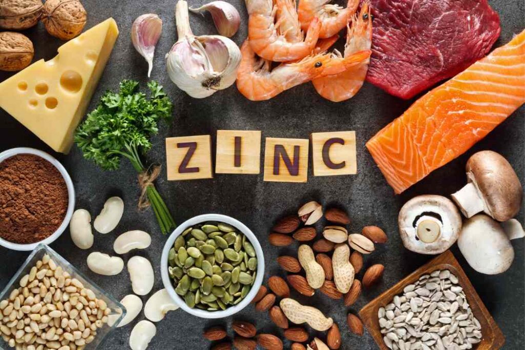 Foods rich with the mineral zinc