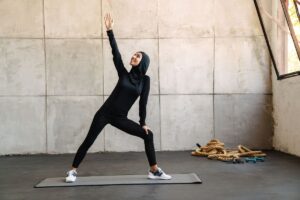 Warrior II pose