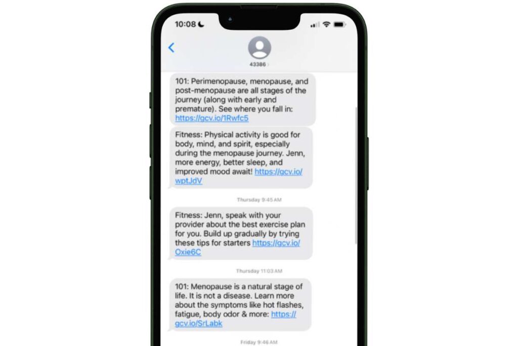 pausitive pointer text messages