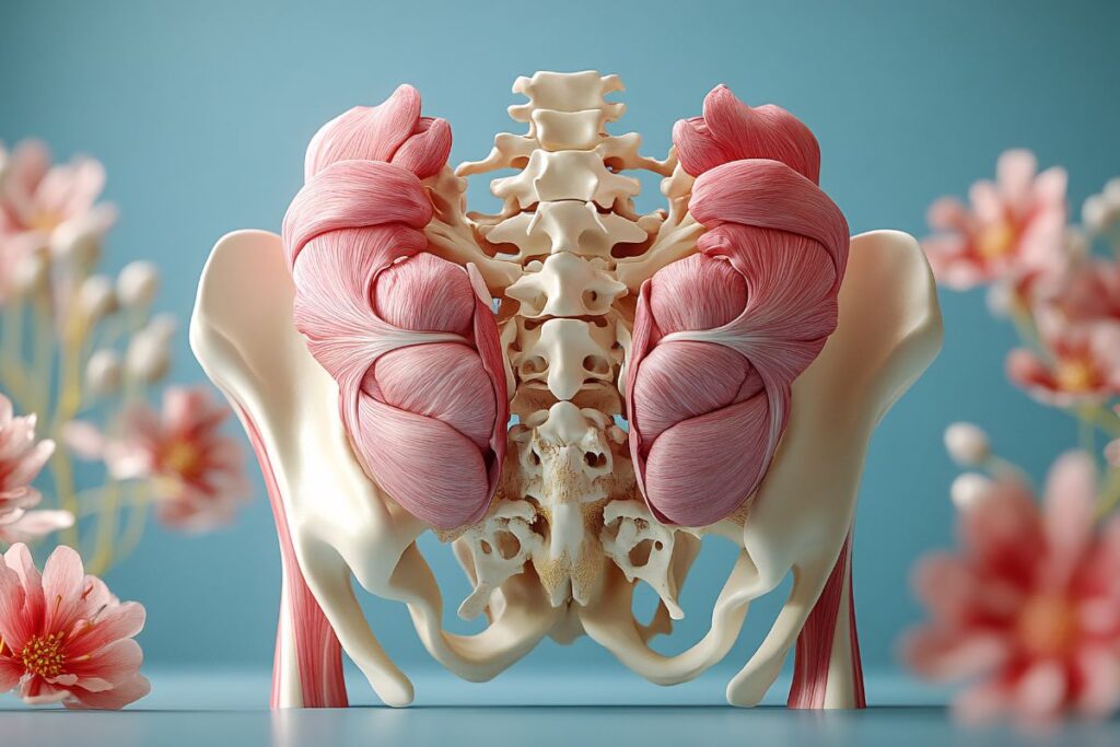 3d human pelvic floor model