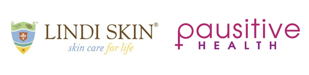 Lindi Skin and pausitive health logos