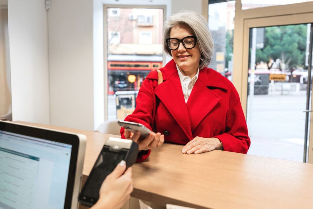 paying for medical services at doctor
